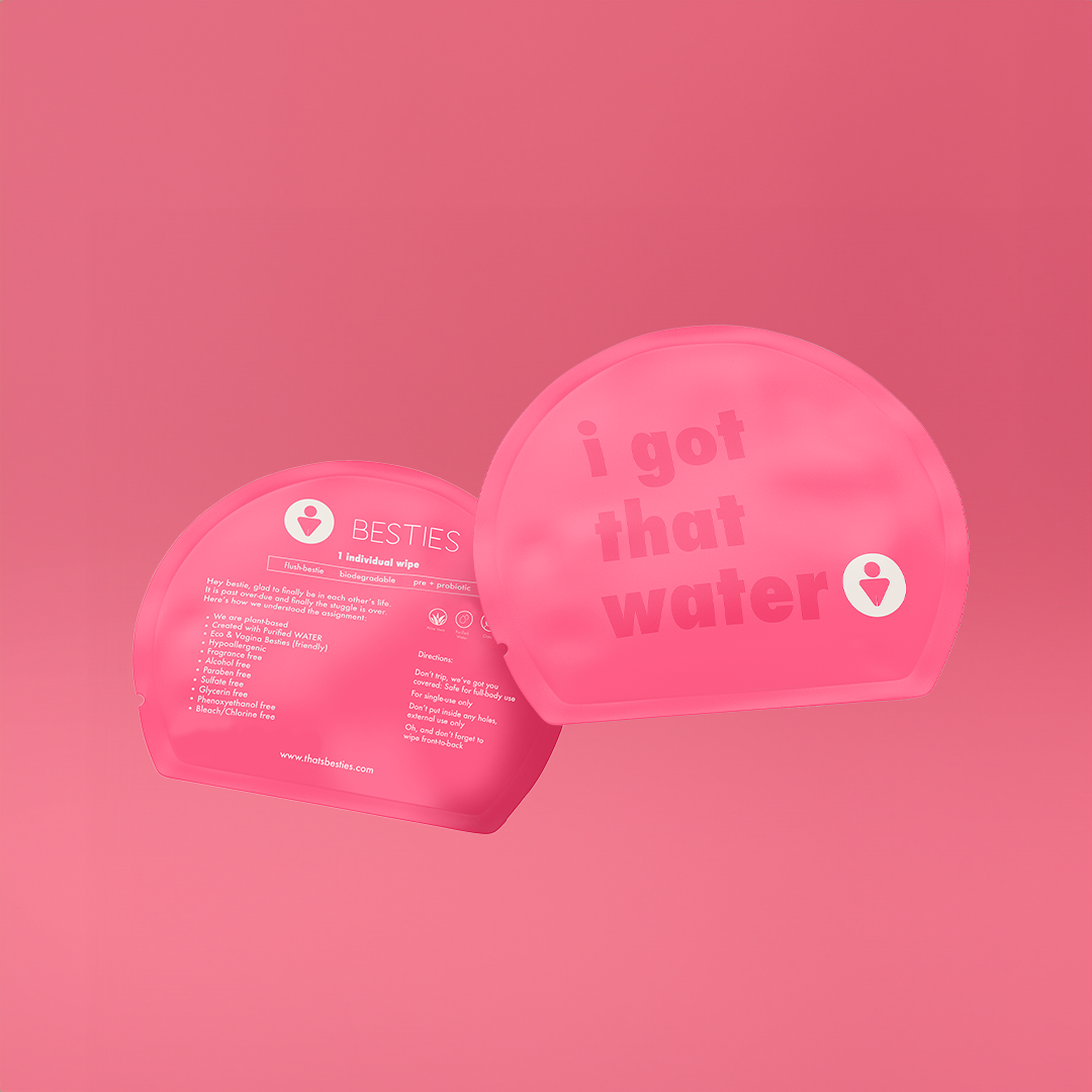 Besties- Prebiotic & Probiotic Biodegradable Wet Wipes