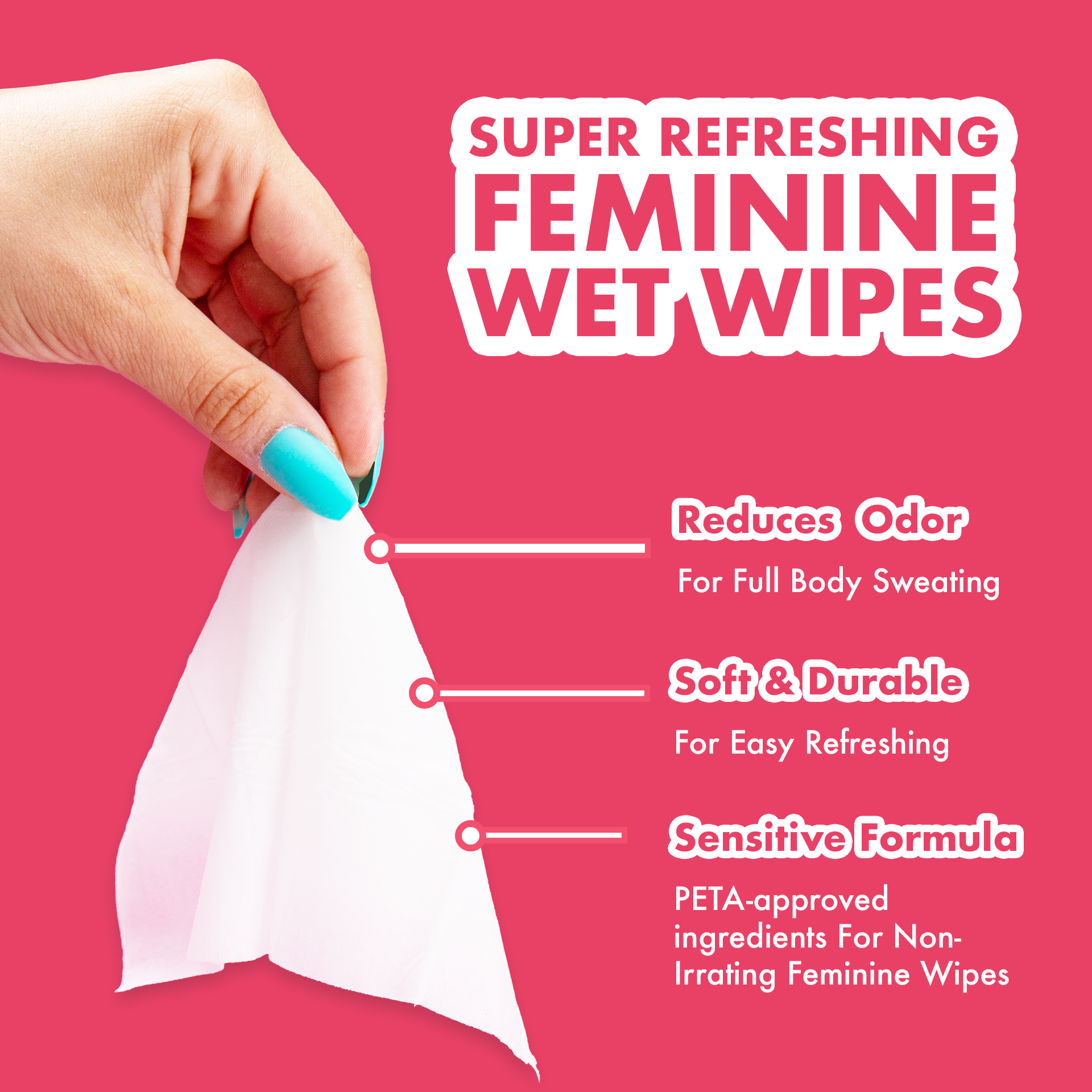 500 Biodegradable Prebiotic Wet Wipes