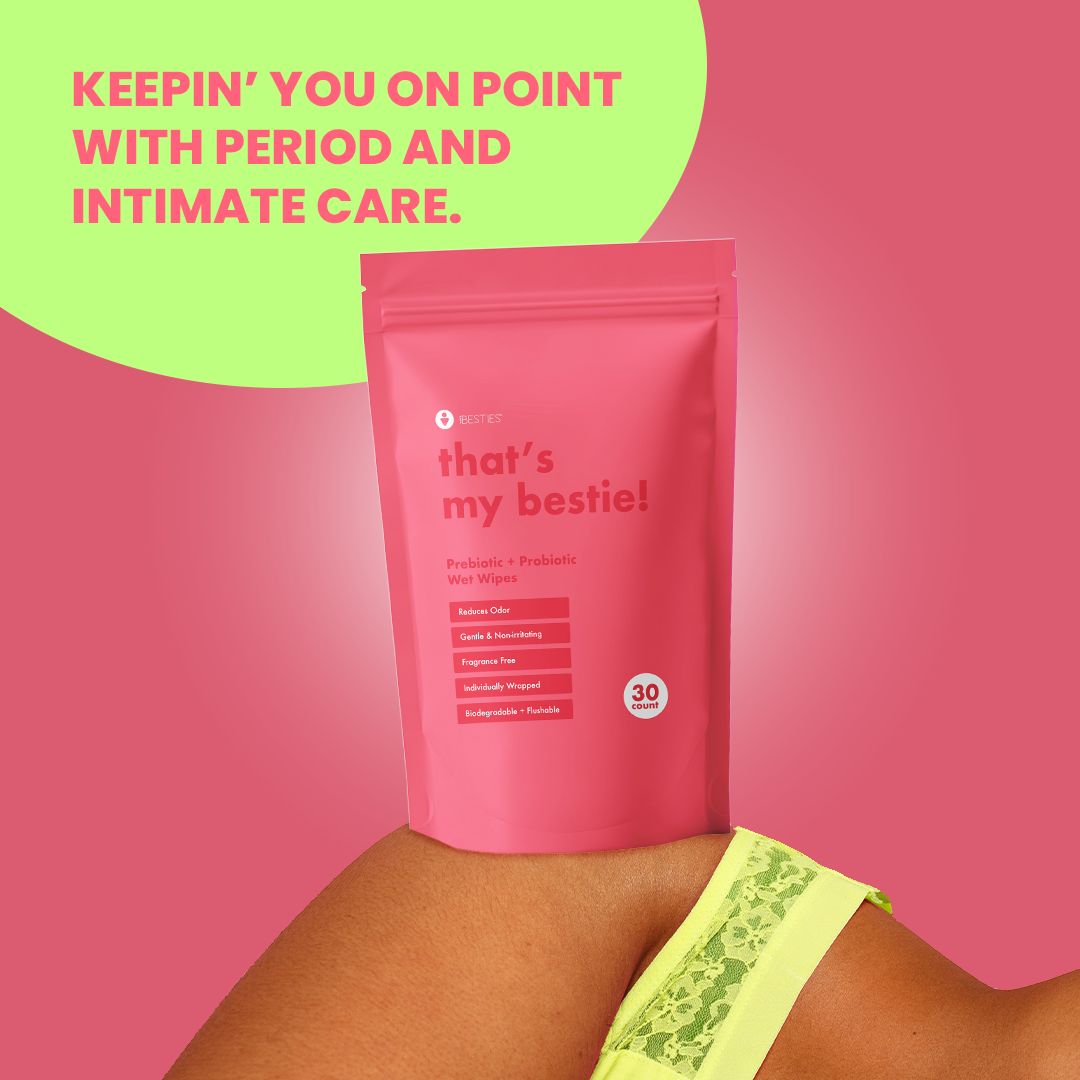 Besties- Prebiotic & Probiotic Wet Wipes 30 Pouch