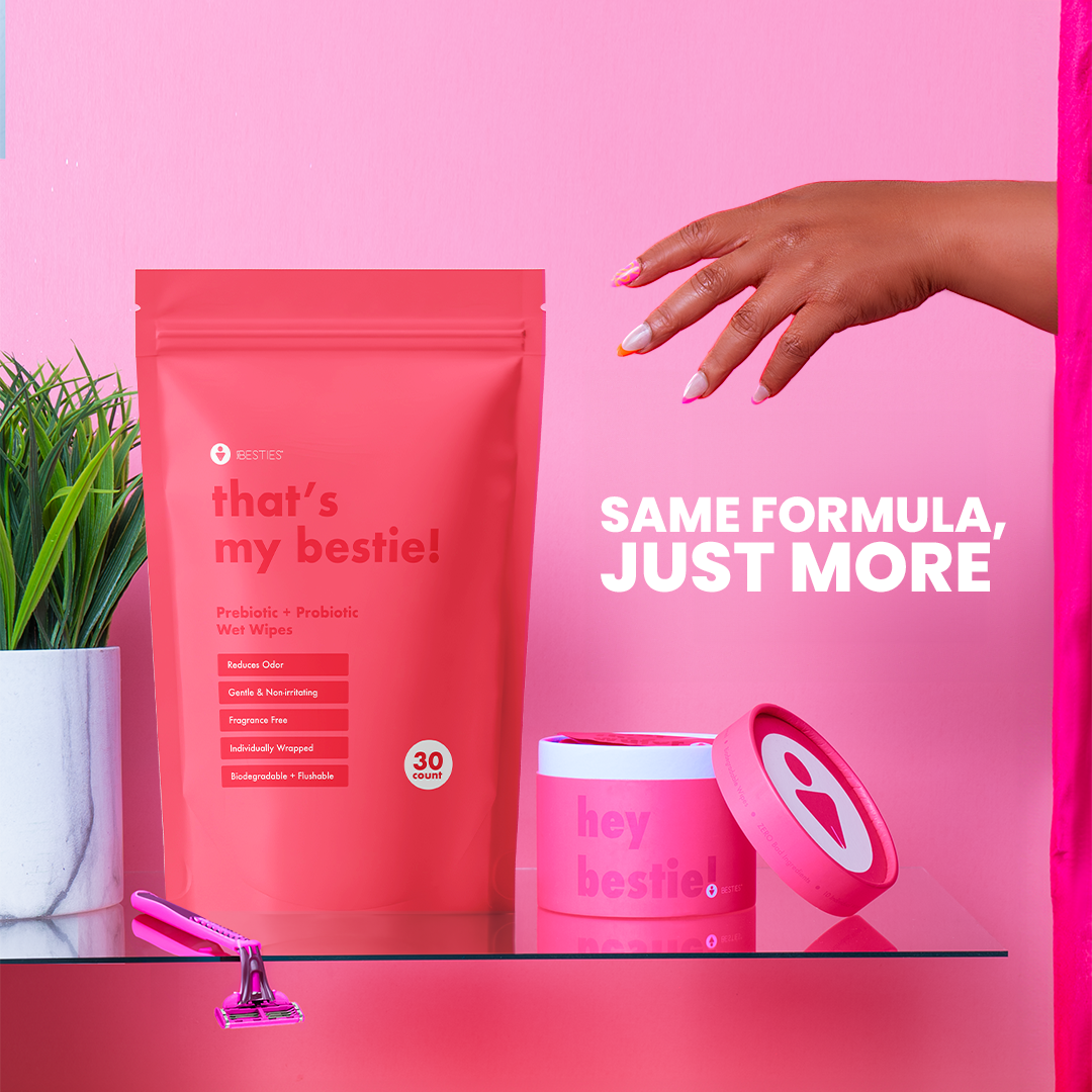 Besties- Prebiotic & Probiotic Wet Wipes 30 Pouch