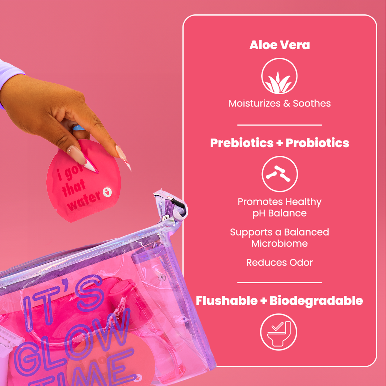 Besties- Prebiotic & Probiotic Wet Wipes 30 Pouch