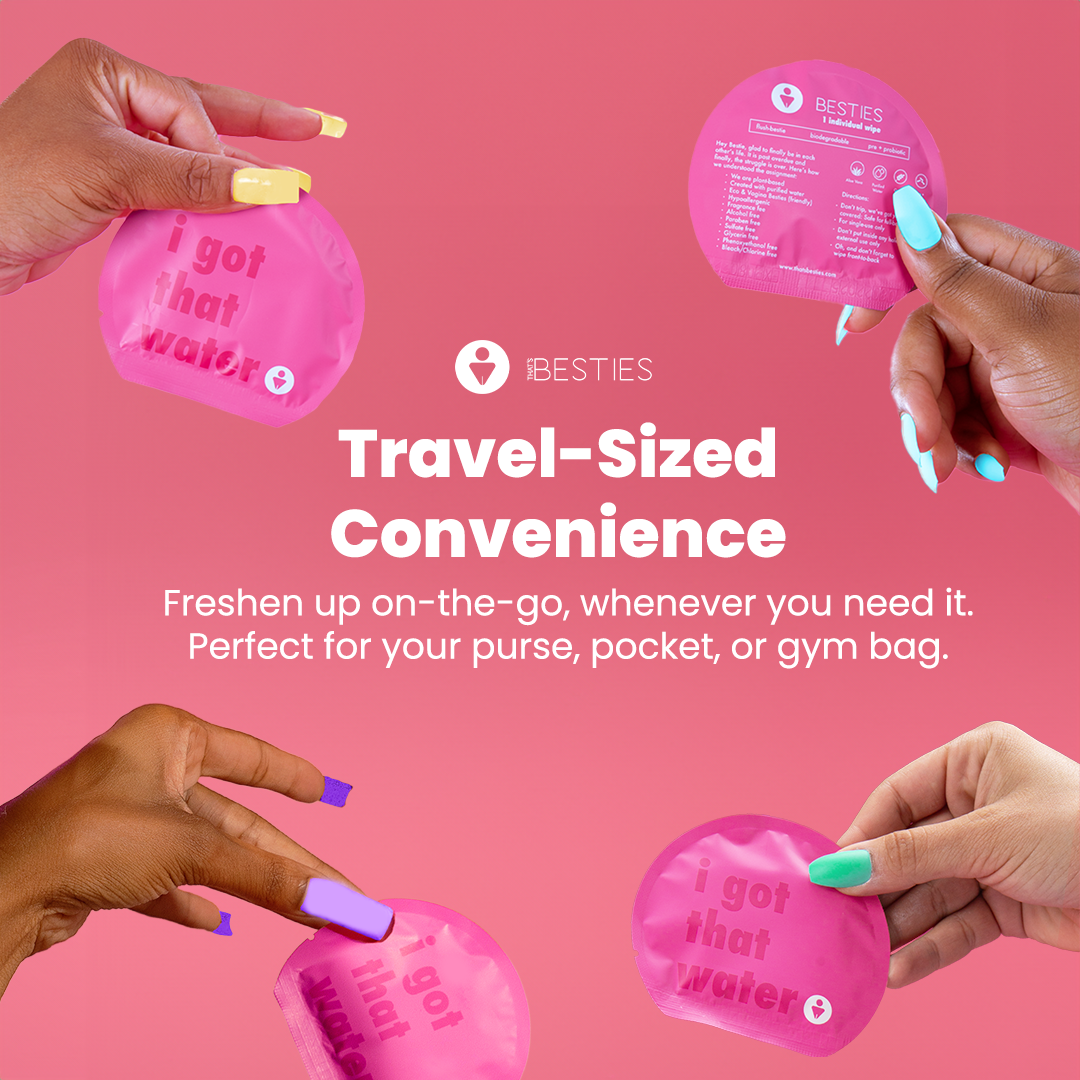 3 Besties BFF Bundle- Prebiotic & Probiotic Biodegradable Wet Wipes