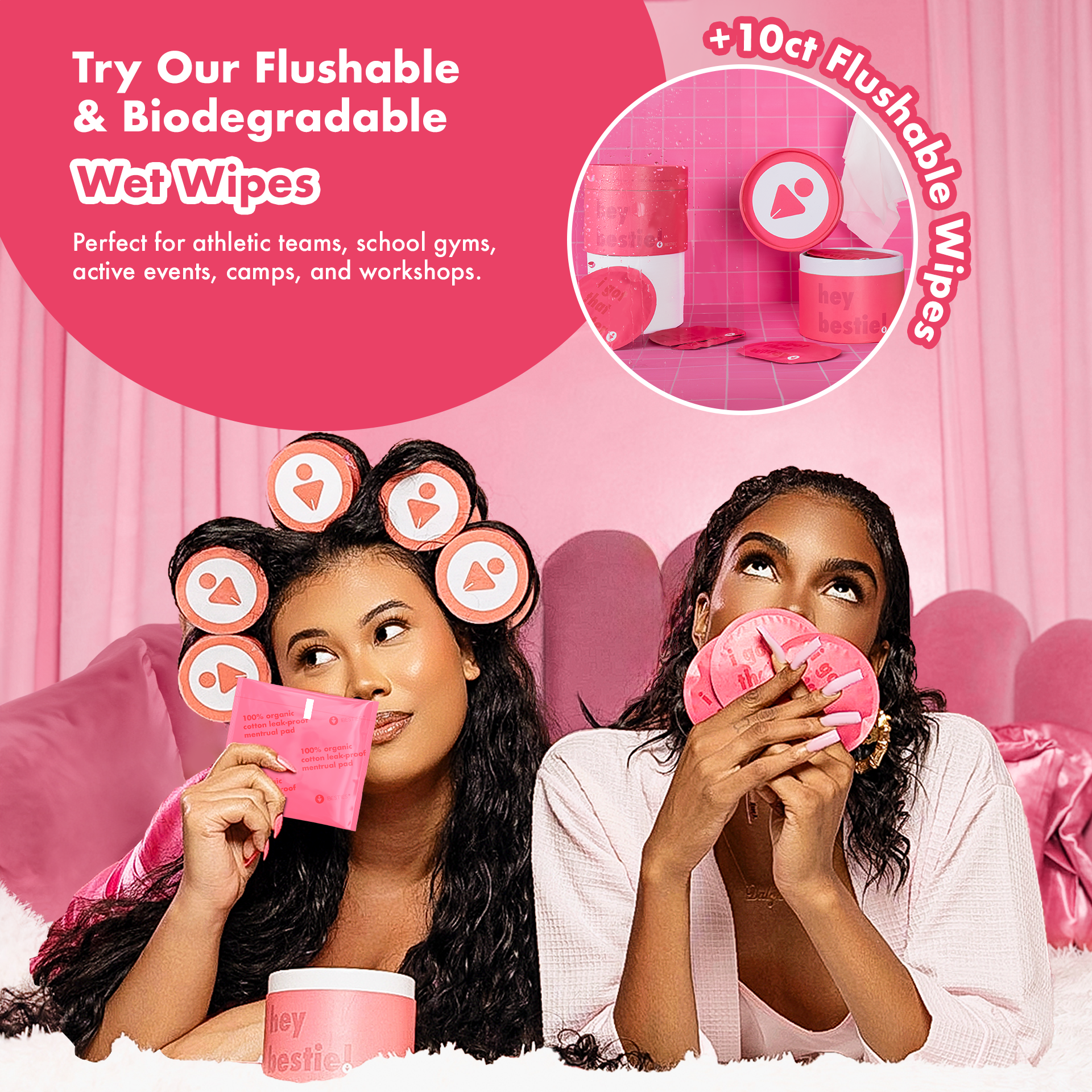 500 Leak-Proof Organic Pads