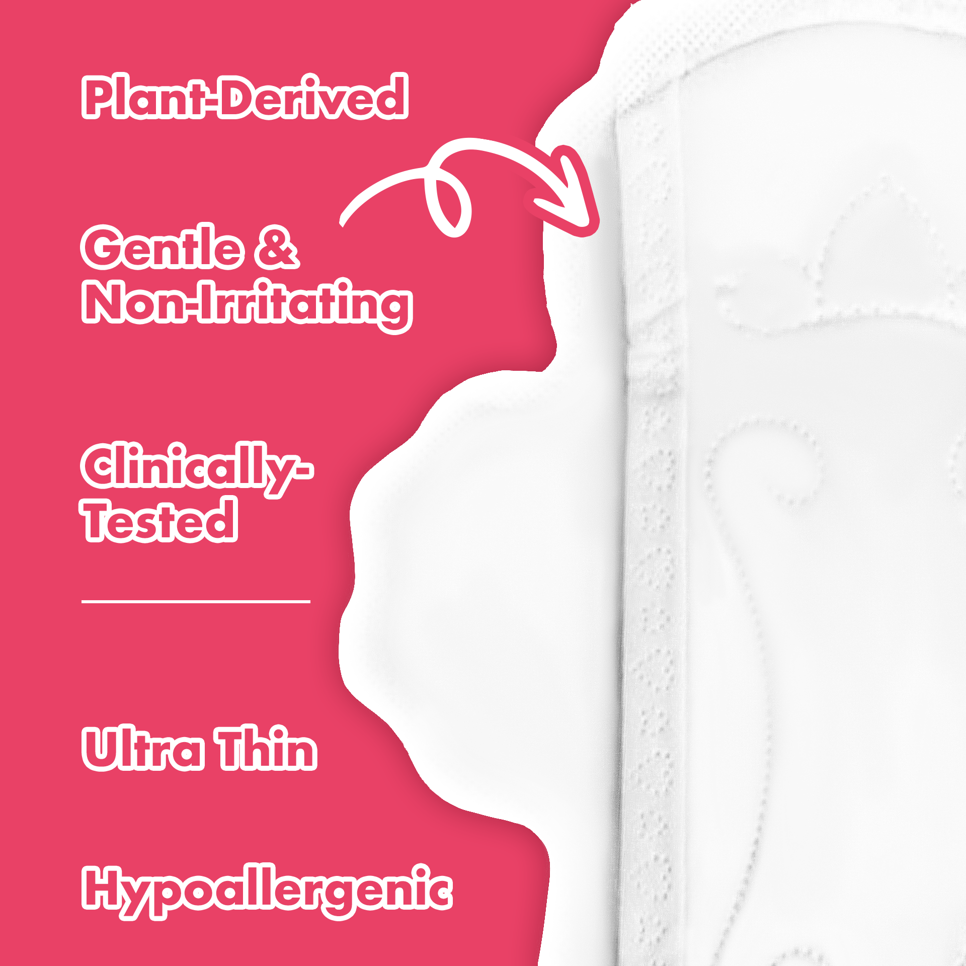 500 Leak-Proof Organic Pads